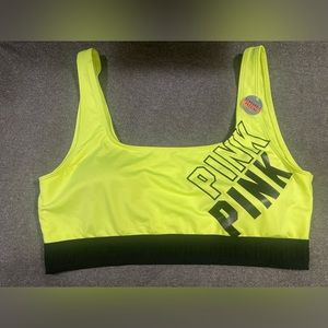 COPY - NEW WITH TAGS PINK Victoria’s Secret ULTIMATE Sports Bra in Neon Green s…